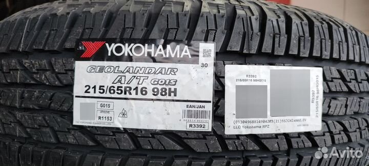 Yokohama Geolandar A/T G015 215/65 R16 98H