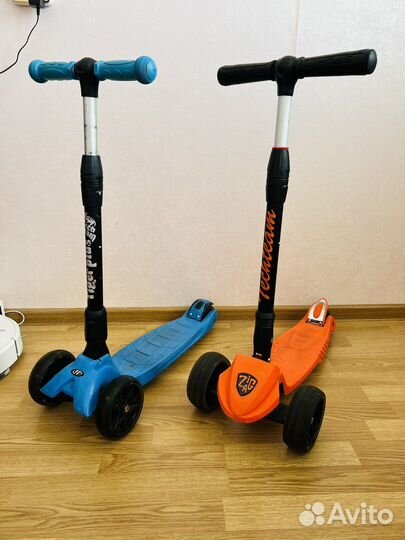 Самокат детский трехколесный бу