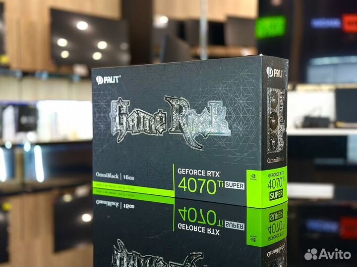 Видеокарта Palit GeForce RTX 4070 Ti super GameRoc