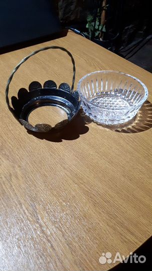 Конфетница мельхиор СССР