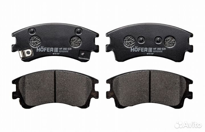 Колодки тормозные hofer HF 350 529