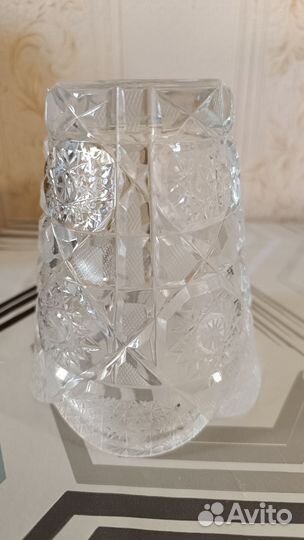 Ваза конфетница хрусталь