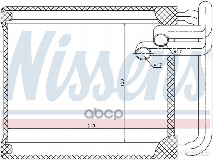 Радиатор отопителя KIA CEE'D/hyundai i30 (FD) '