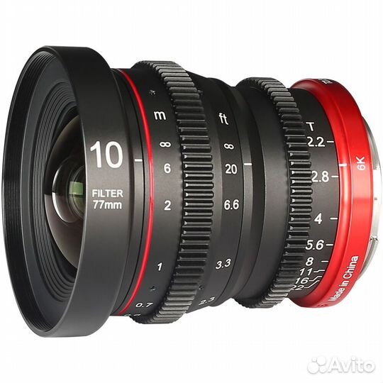 Объектив Meike 10mm T2.2 Cinema Lens Canon RF