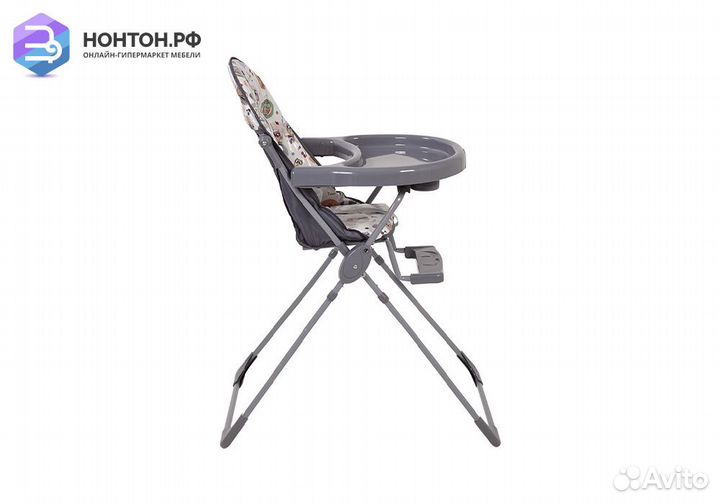 Стульчик для кормления Selby 152 совы серый