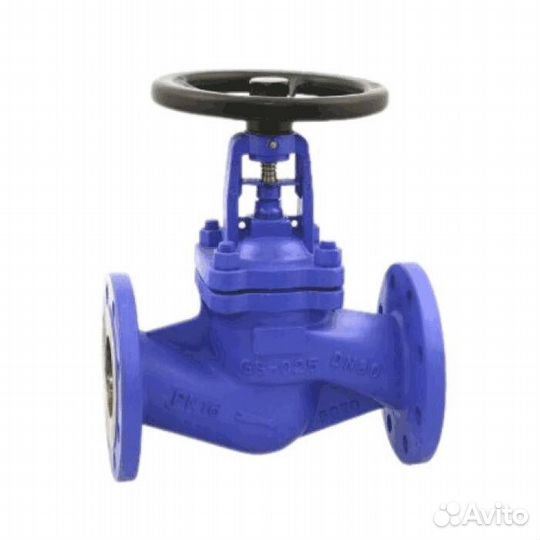 Клапан запорн ст Ду65 Ру40 фл сильф Benarmo