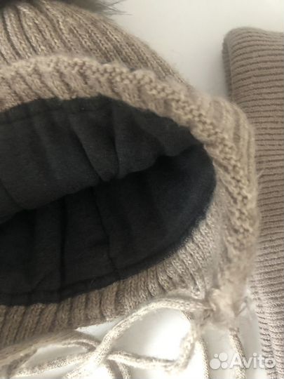 Шапка и снуд зима