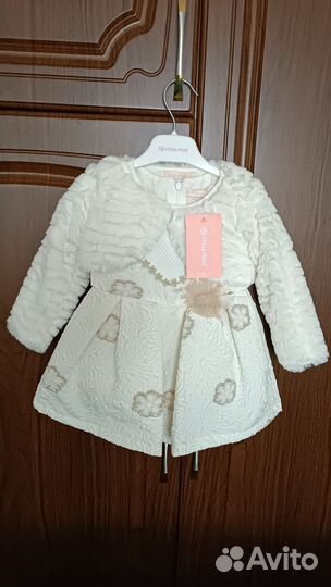 Платье для девочки новое74см, 9мес