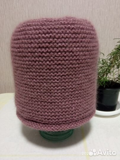 Шапка бини женская из пуха норки