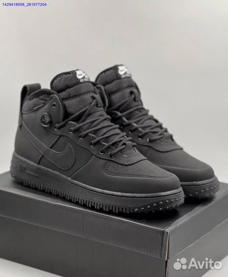 Ботинки Nike Air Force 1 Duckboot (с мехом) (Арт.27411)