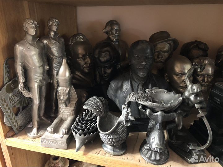 Бюсты СССР. Силумин и чугун