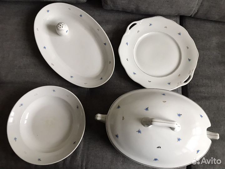 Сервиз столовой посуды дулево 1959 год 2ой сорт