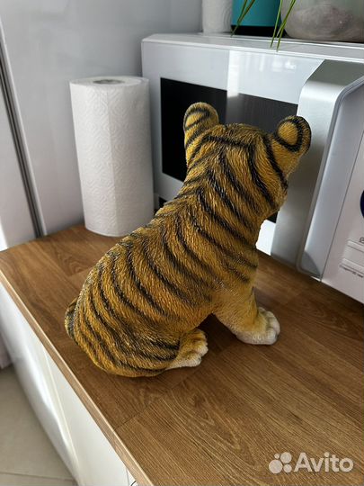 Фигурка садовая декоративная тигренок новая