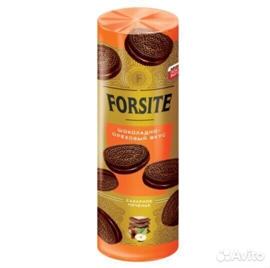 Печенье-сэндвич Forsite шоколадно-ореховое 220 г