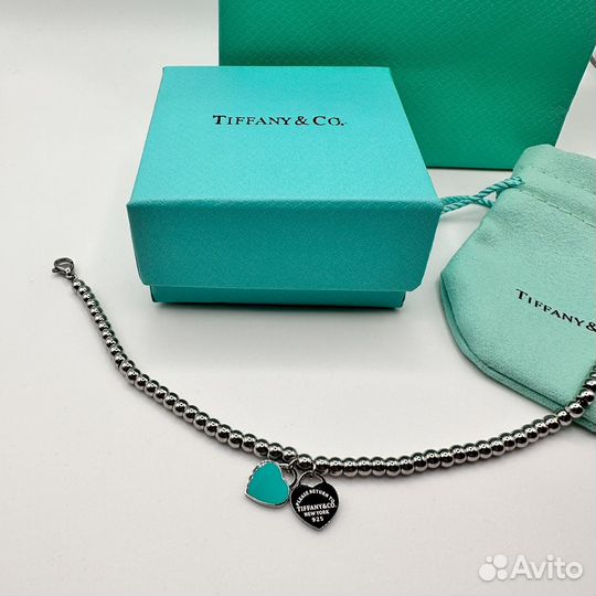 Tiffany браслет серебряный