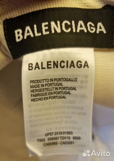 Бейсболка Balenciaga. Новинка