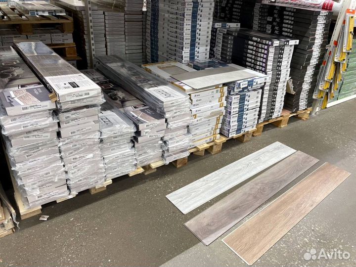 Кварцвиниловая плитка сток склада
