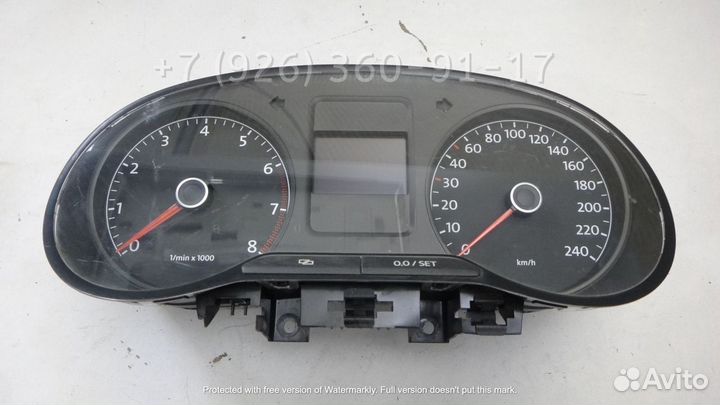 Панель приборов фольксваген поло 6RU920860D