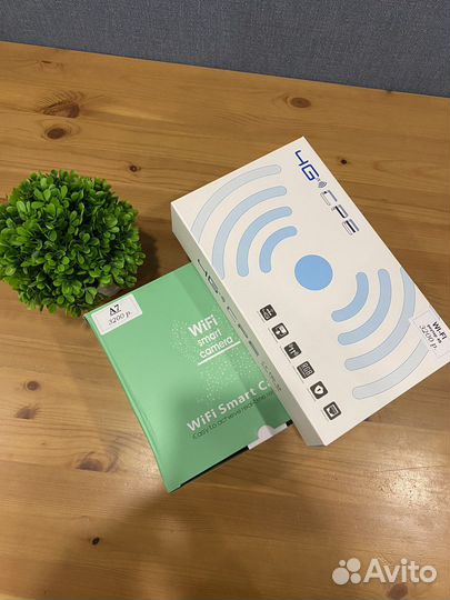 Комплект WI-FI/4G видеонаблюдения новый