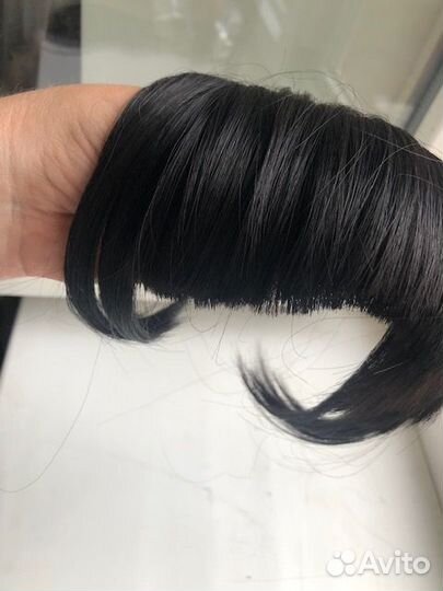 Накладка челка из искусственных волос