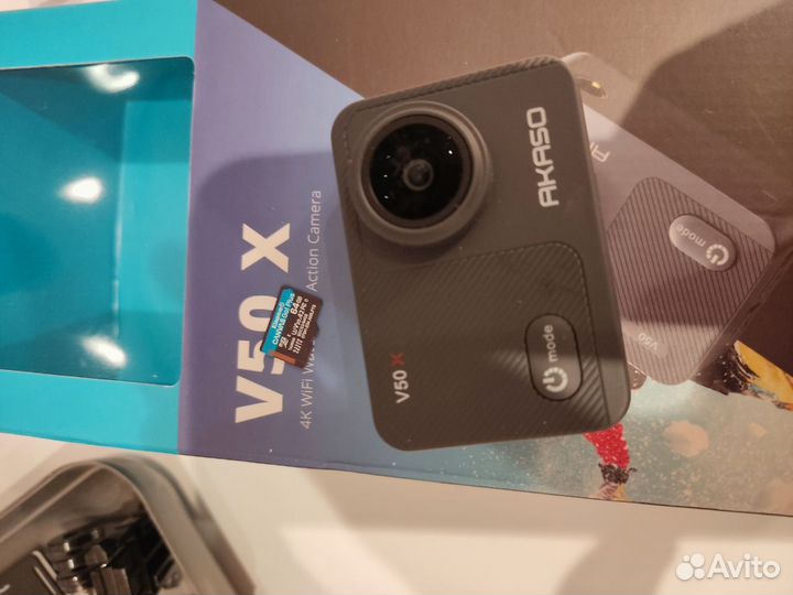 Экшн камера Akaso v50 x 4k
