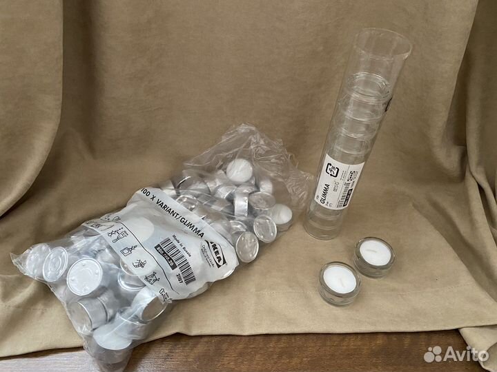 Свечи и подсвечники Glimma IKEA