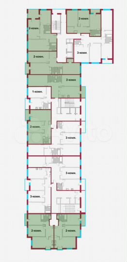 2-к. квартира, 92 м², 9/16 эт.