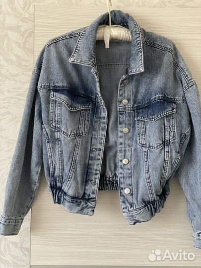 Джинсовая куртка женская 34