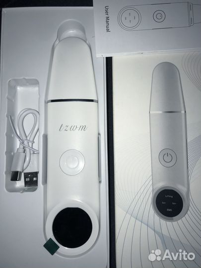 Ультразвуковой аппарат для чистки лица, новый