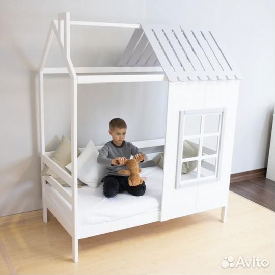 Детская кровать Домик Классика (к)