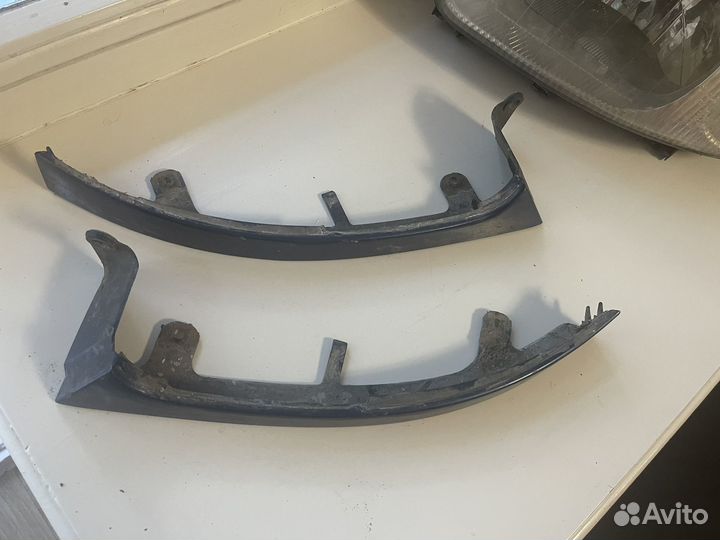 Фара chevrolet lanos плюс реснички