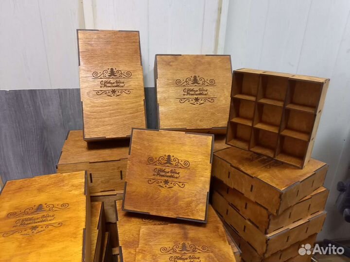 Коробка деревянная