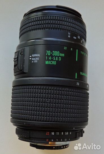 Объектив Quantaray (Sigma) 70-300mm 1:4-5.6 на Nik