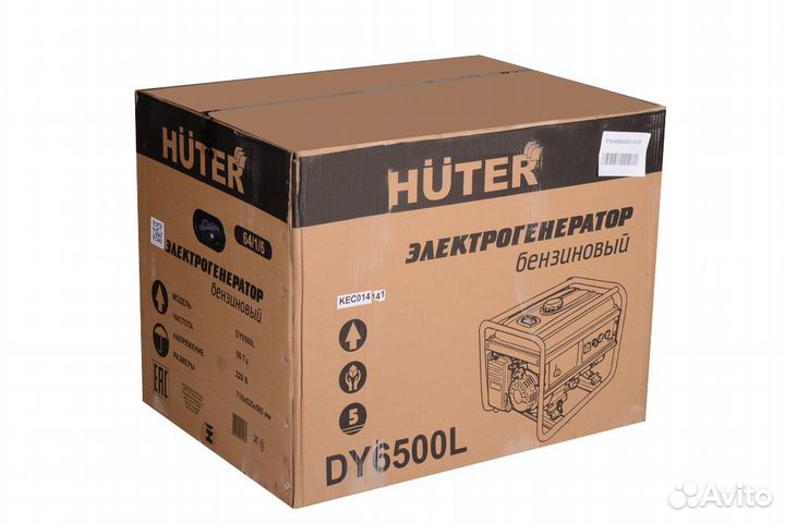 Бензиновый генератор 5 кВт Huter DY6500L