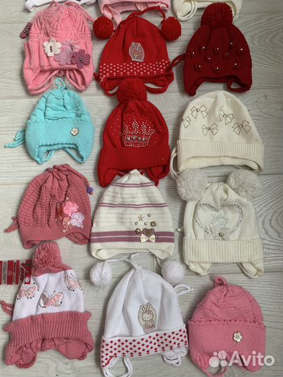Новая шапочка детская 0-3 мес