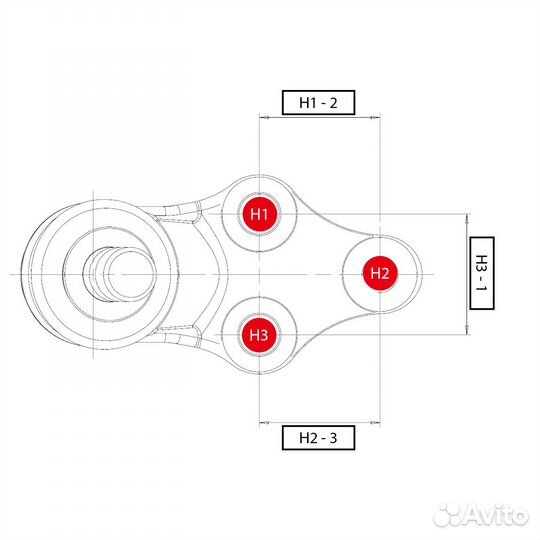Cbkd-15 Опора шаровая
