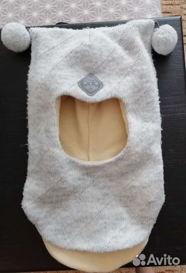 Шапка шлем зимний 50-52 р. Краги в подарок