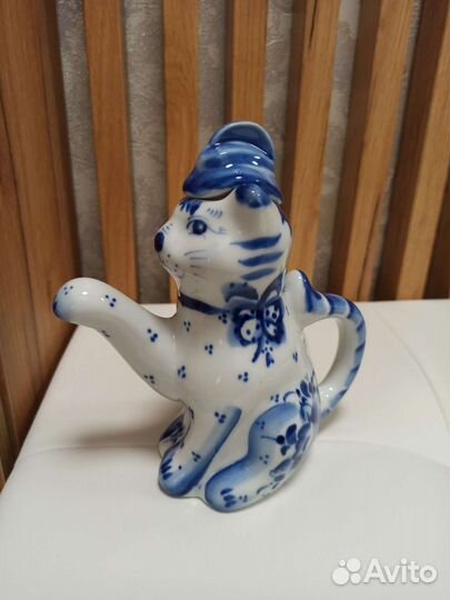 Чайник Гжель Кот