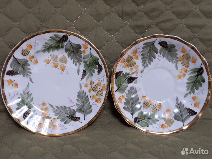 Вербилки сервизы Горюн-трава,Золотая лента, Дождь