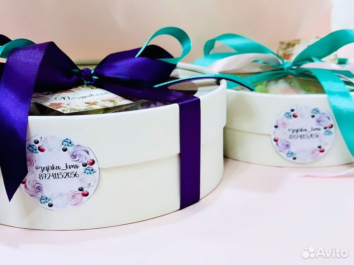 Букет из зефирных цветов