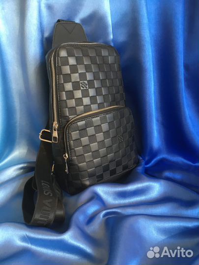Мужская кожаная сумка Louis Vuitton
