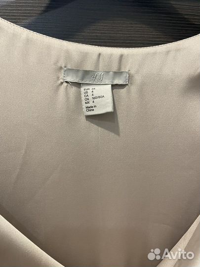 Платье H&M шелк