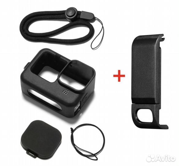 Силиконовый чехол для GoPro Hero 10 9 + крышка