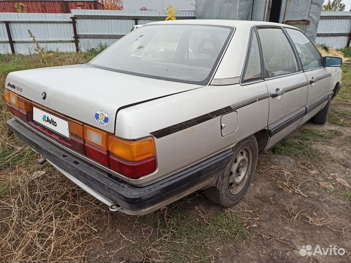 Audi 100 1.8 МТ, 1986, битый, 333 333 км