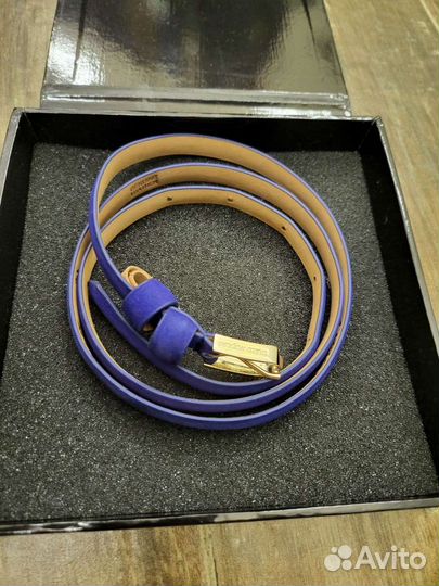 Carlo pazolini ремень тонкий синий