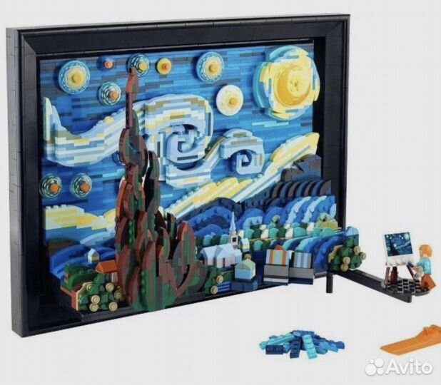 Лего конструктор Винсент Ван Гог звездная ночь