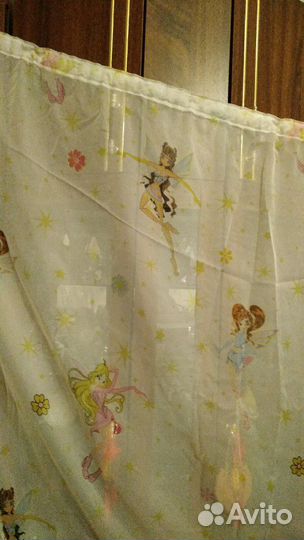 Тюль в детскую Винкс 2.87х4.75