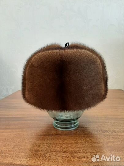 Норковая шапка мужская