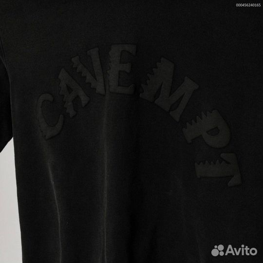 Худи Cavempt черное, оверсайз
