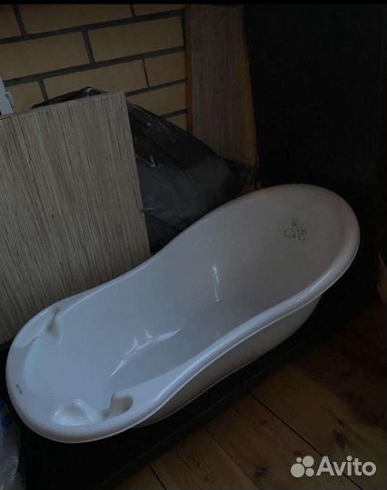 Ванночка для купания с термометром